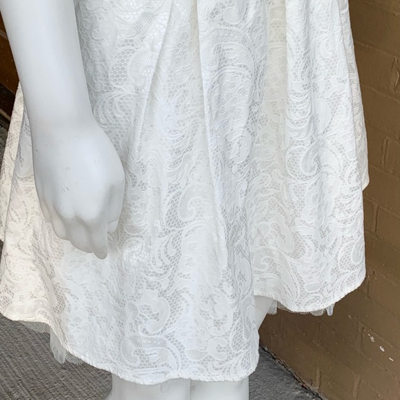 WHITE PAISLEY SKIRT BY MOON - Picture 6 of 7